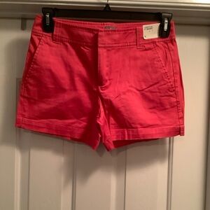 NEW YORK & COMPANY SOHO Hampton 4" Shorts Sz 0 Pink NWT